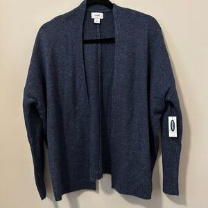 NWT old navy blue cardigan size small